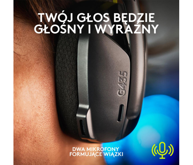 LOGITECH G435 Black - 680422 - zdjęcie 10